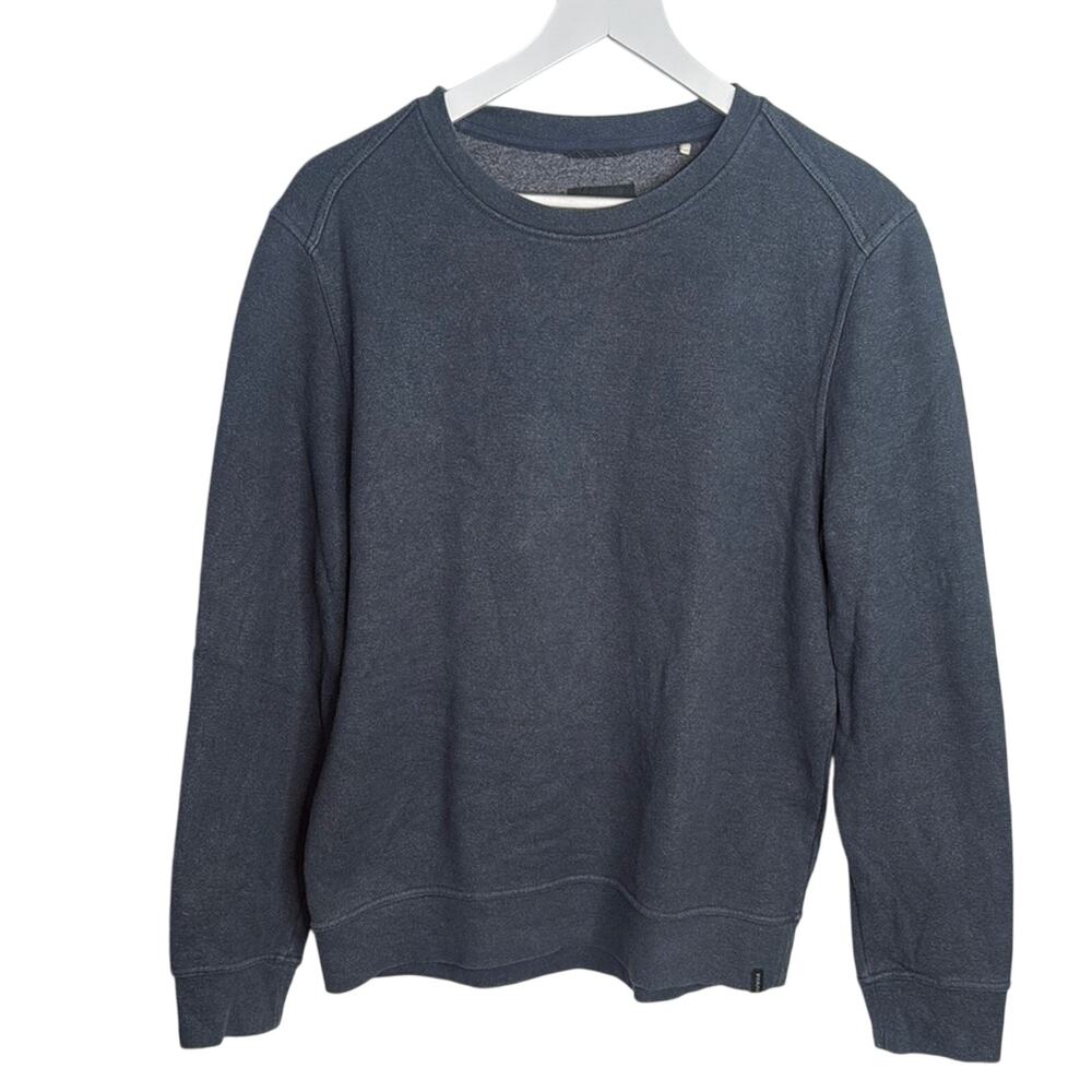 Prana Sweatshirt Men's Blue Cardiff Fleece Crewneck Pullover 1967671 W1331 Sz M